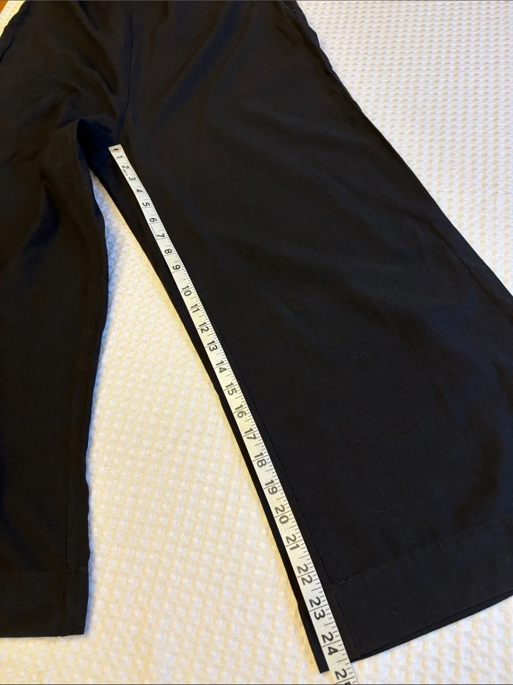 NEW! Rhythm. 12L Black Wide-Leg Linen Spaghetti-Strap Classic Jumpsuit Overalls - Picture 15 of 17